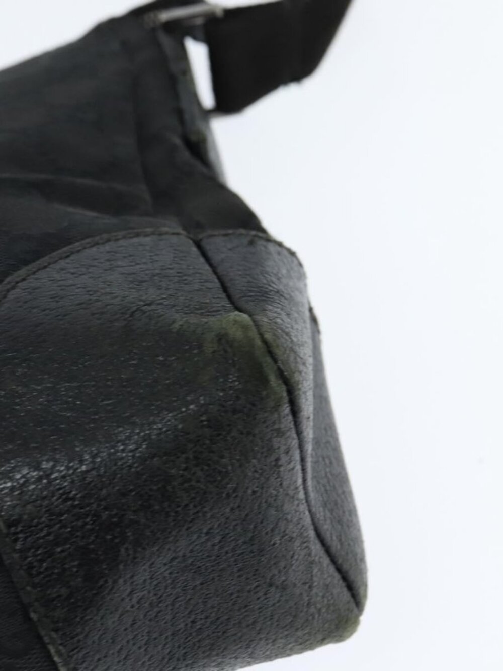 Authentic GUCCI GG Canvas Shoulder Bag Black Silver 114273 - Picture 5 of 16